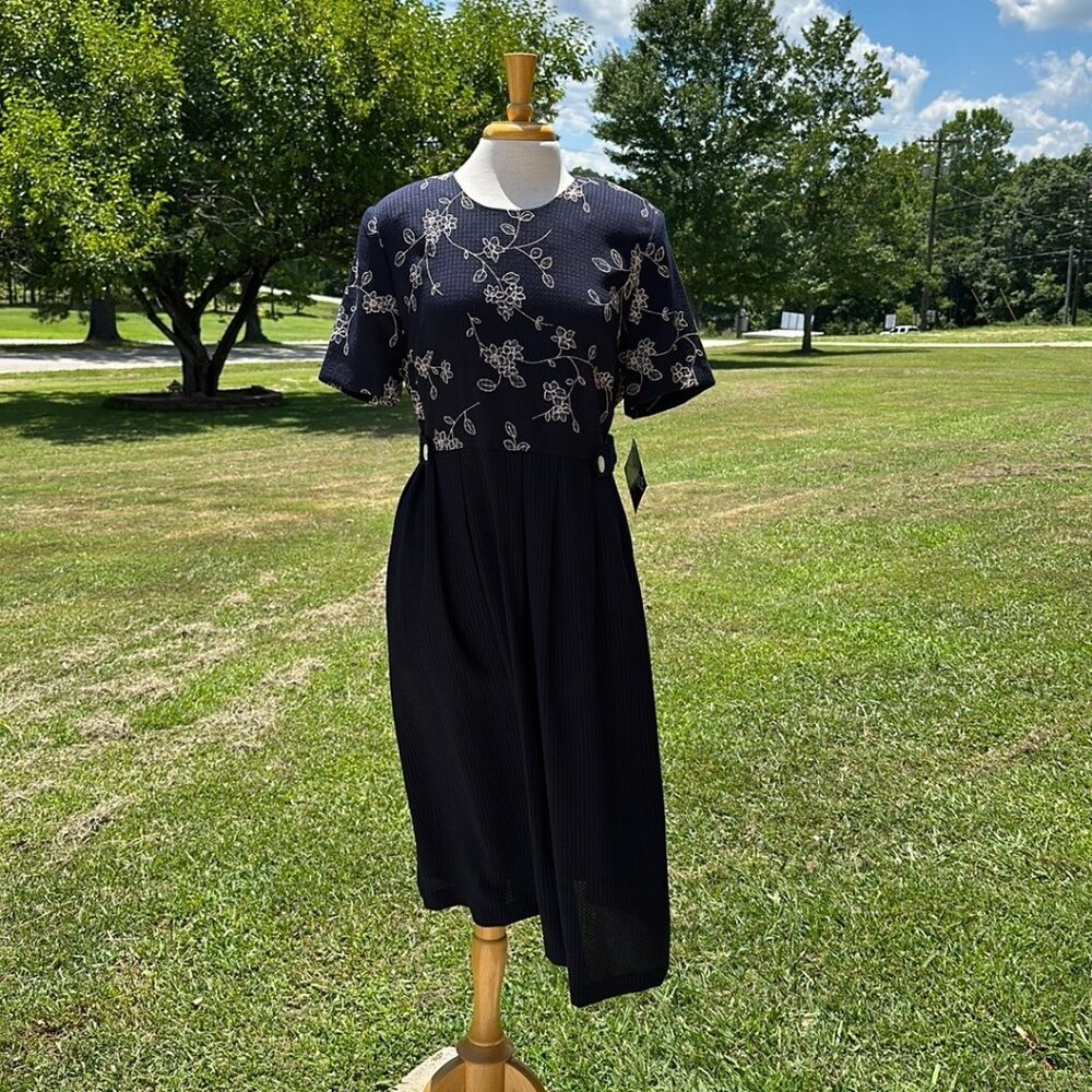 Dark blue dress